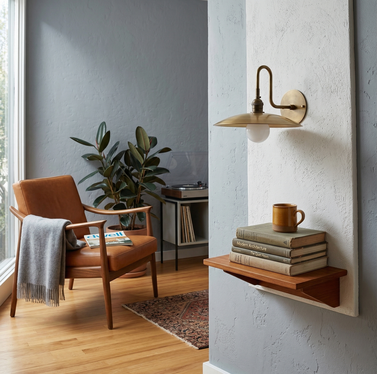 Cantina Wall Lamp – Parisian Modern Articulated Antique Brass Wall Sconce