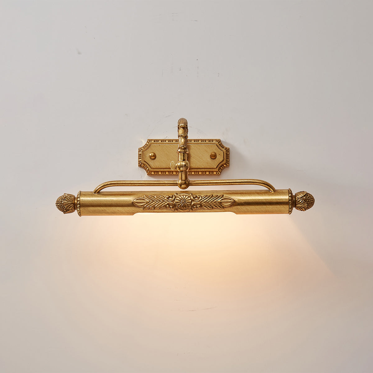 Pania Brass Wall Lamp - Picture Frame Picture Light in Antique Brass