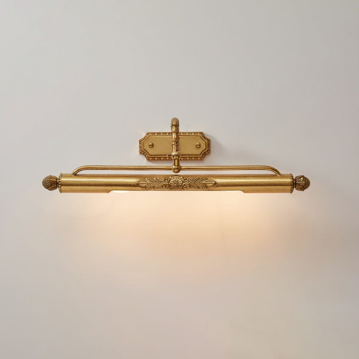 Pania Brass Wall Lamp - Picture Frame Picture Light in Antique Brass