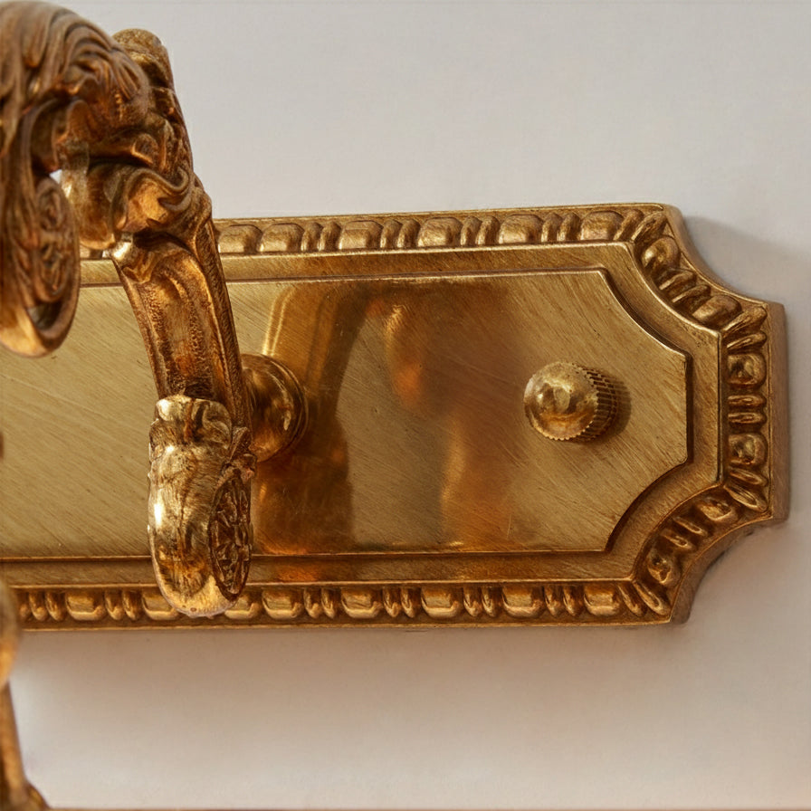 Pania Brass Wall Lamp - Picture Frame Picture Light in Antique Brass