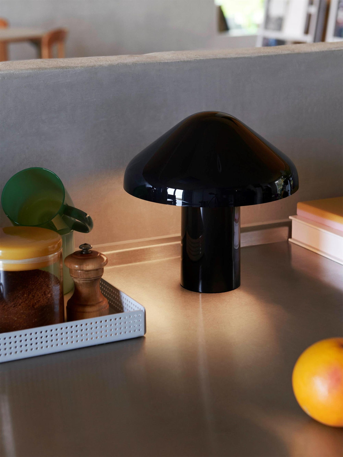 Pao Portable Table Lamp - Wireless Rechargeable Mushroom Light