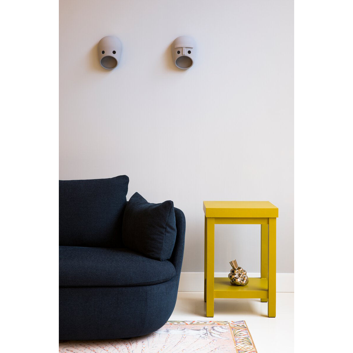 Party Wall Lamp - Surrealist Resin Face Sconce | Character Portrait Wall Light