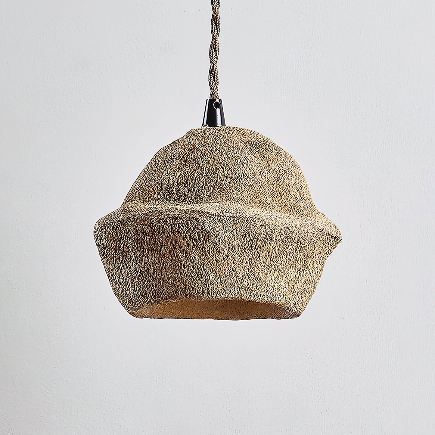Patchvara Pendant Lamp - Natural Monkey Bowl Tree Husk Pendant | Modern Organic Fruit Shell Lighting