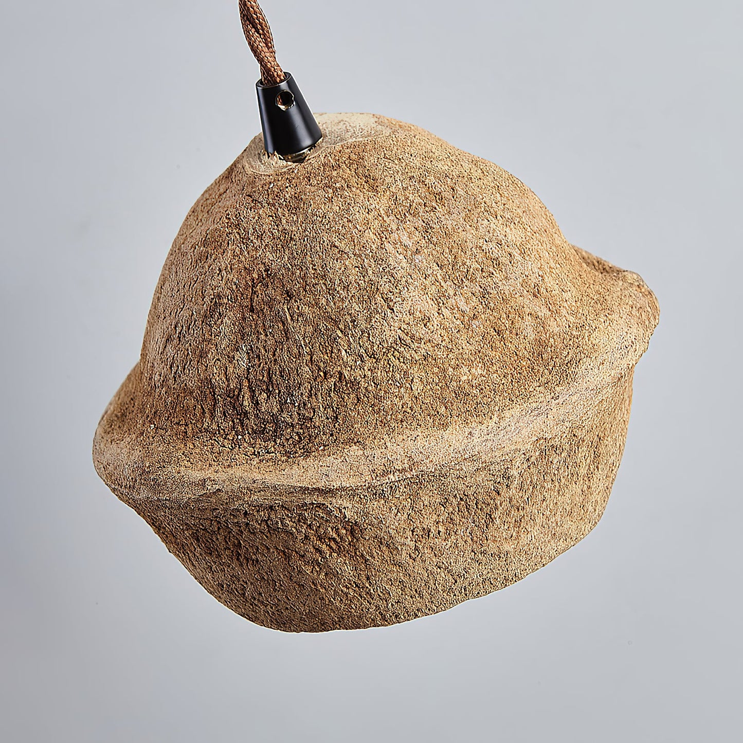 Patchvara Pendant Lamp - Natural Monkey Bowl Tree Husk Pendant | Modern Organic Fruit Shell Lighting