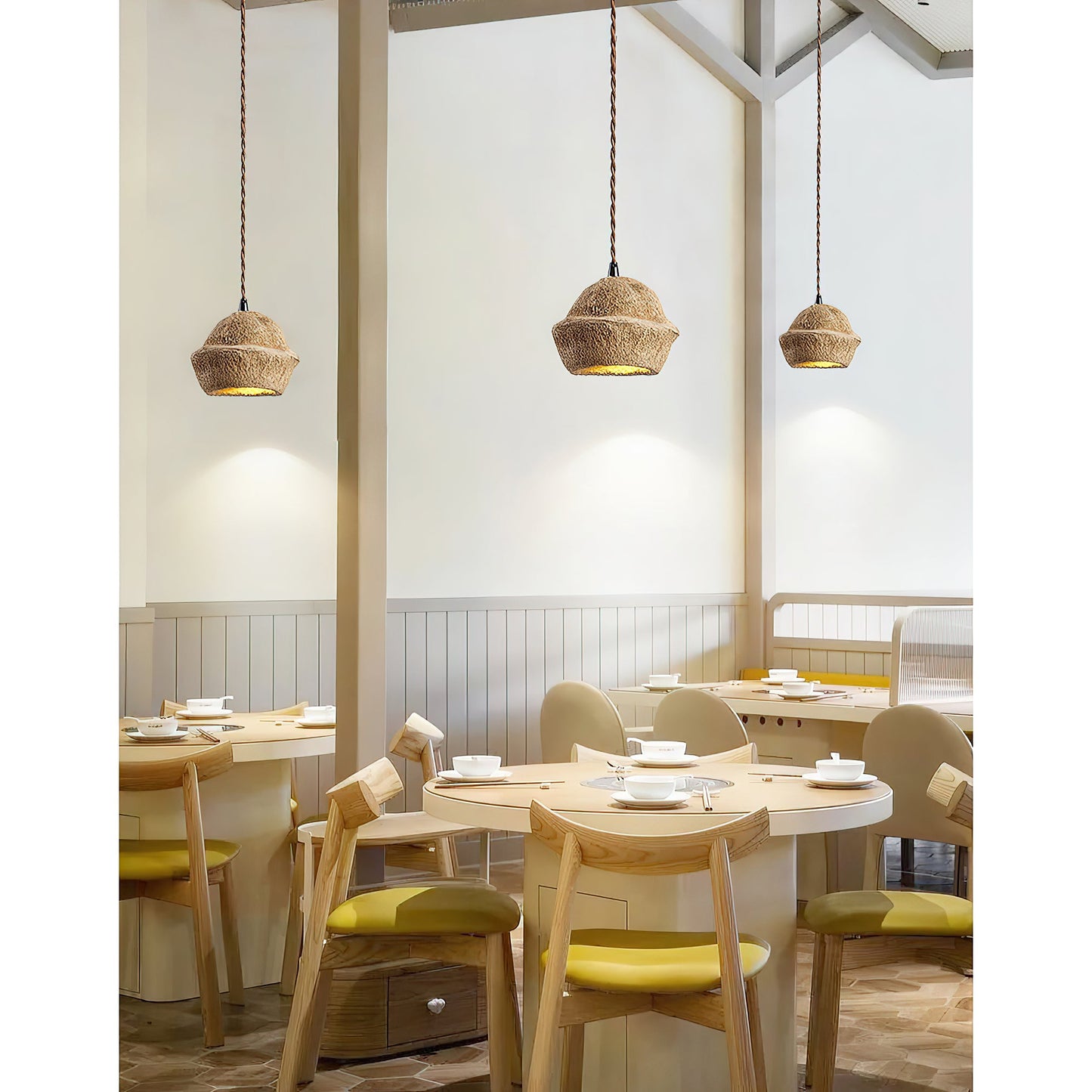 Patchvara Pendant Lamp - Natural Monkey Bowl Tree Husk Pendant | Modern Organic Fruit Shell Lighting