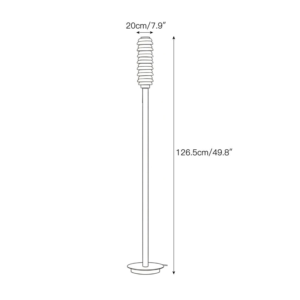 Payson Alabaster Floor Lamp - Natural Stone & Solid Brass LED Column | Luxury Minimalist Standing Light