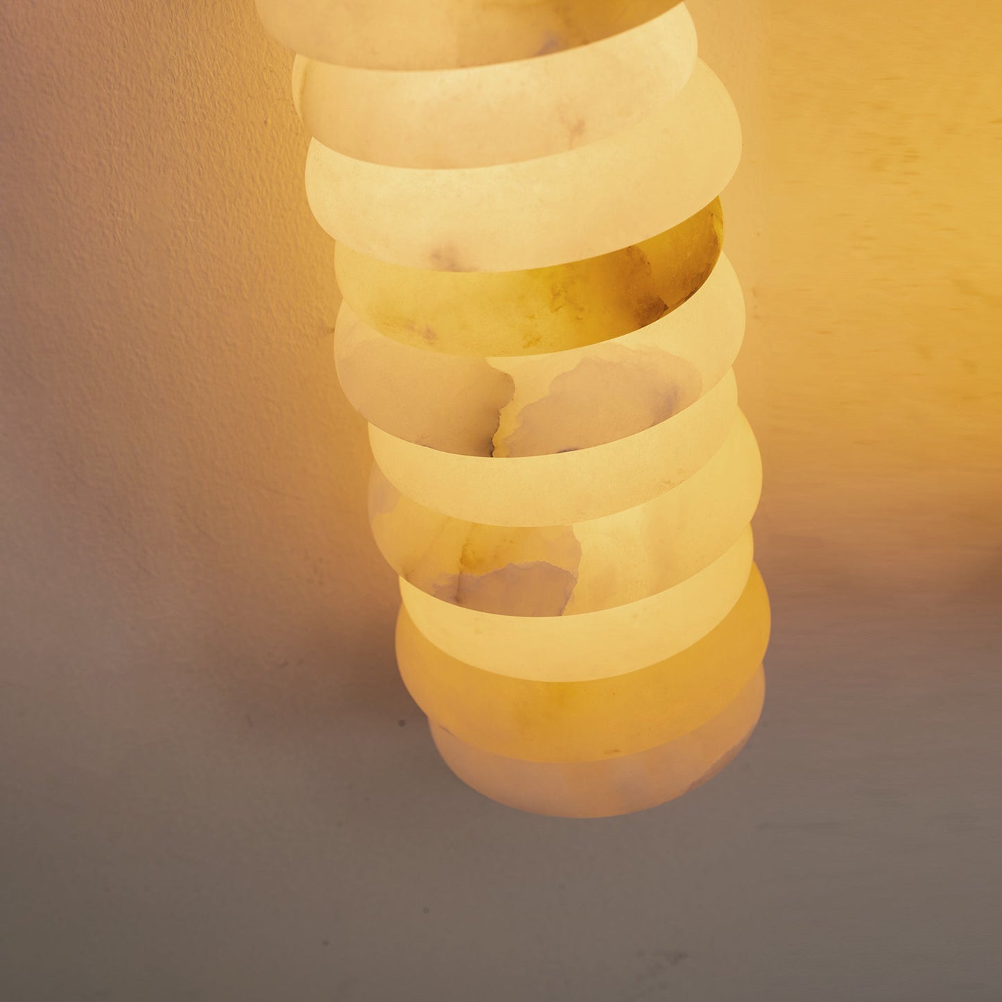 Payson Double Alabaster Wall Lamp - Dual Natural Stone & Brass LED Sconce | Luxury Art Deco Lighting