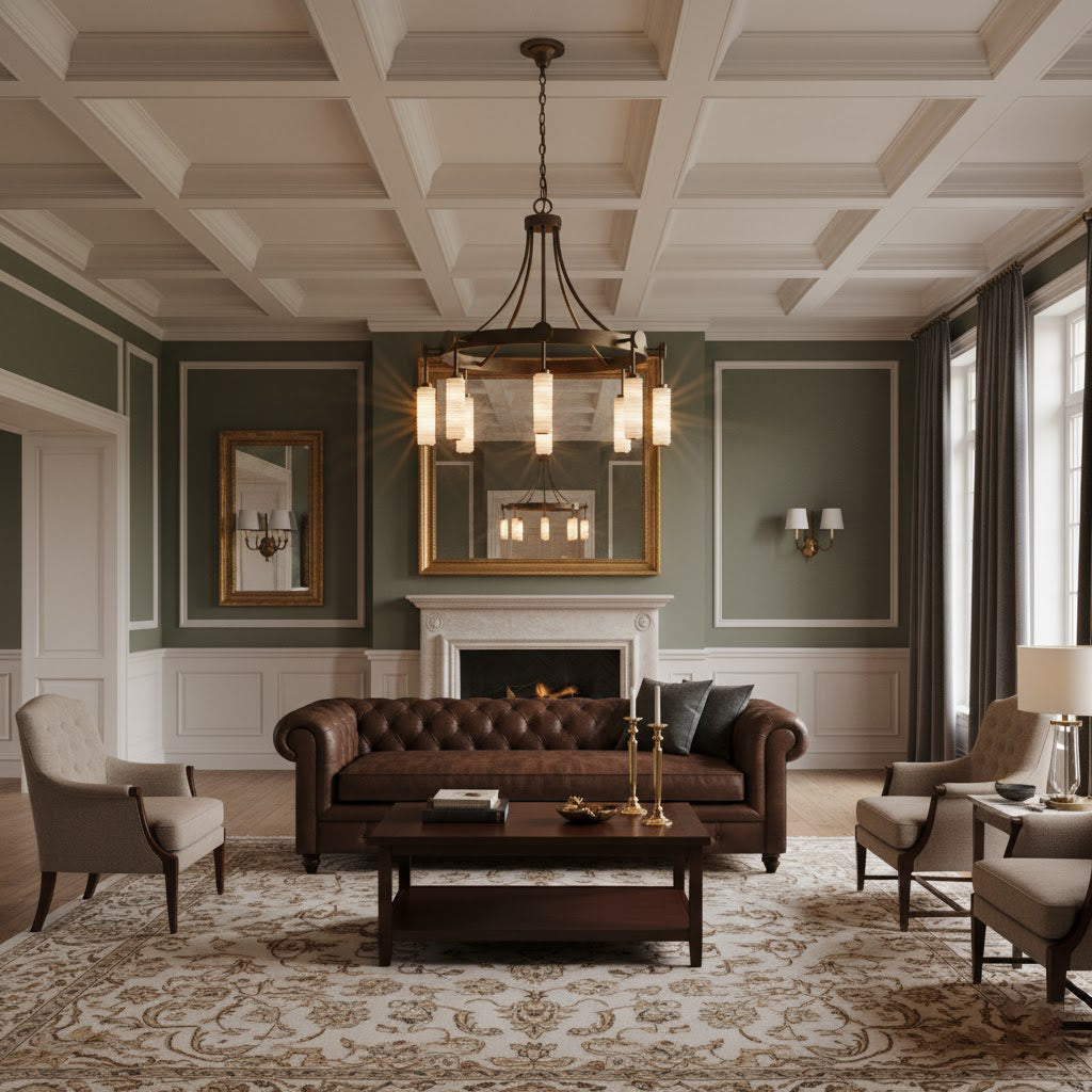 Payson Alabaster Chandelier - 3-Light Natural Stone & Solid Brass LED Pendant | Luxury Architectural Lighting
