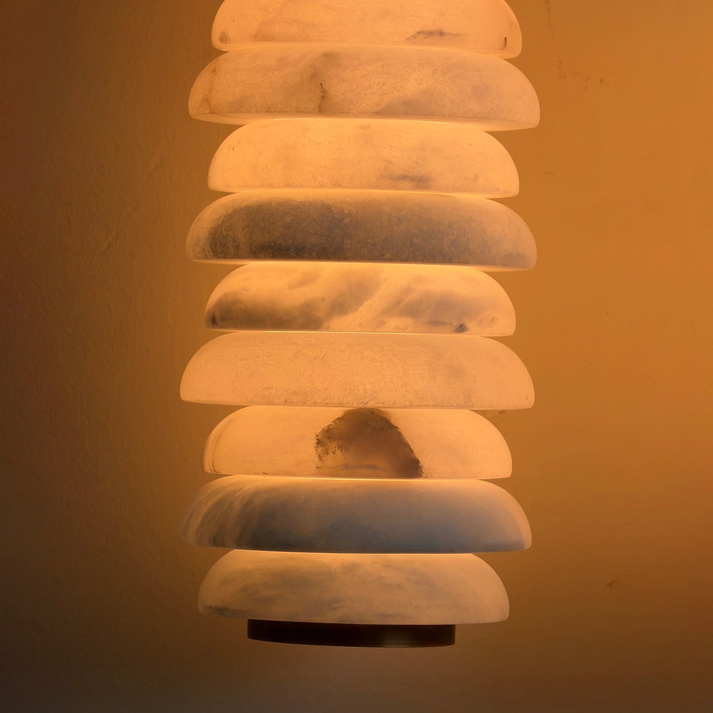 Payson Alabaster Wall Lamp - Natural Spanish Stone & Solid Brass LED Sconce | Modern Organic Luxury