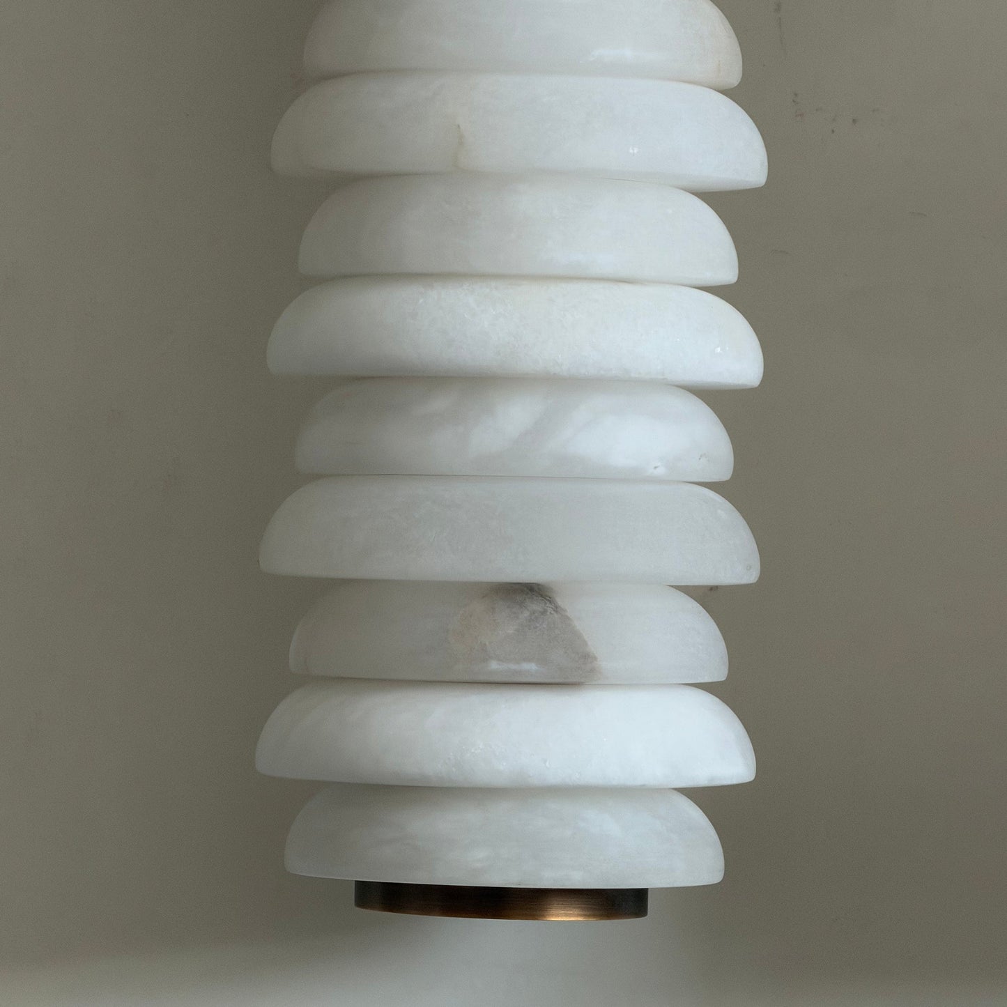 Payson Alabaster Wall Lamp - Natural Spanish Stone & Solid Brass LED Sconce | Modern Organic Luxury
