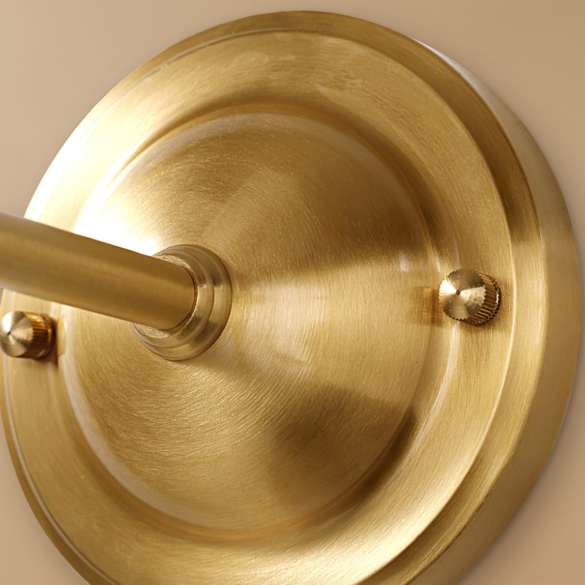 Payson Wall Lamp - Classic Brass & Fabric Sconce | Stepped Backplate Luxury Lighting