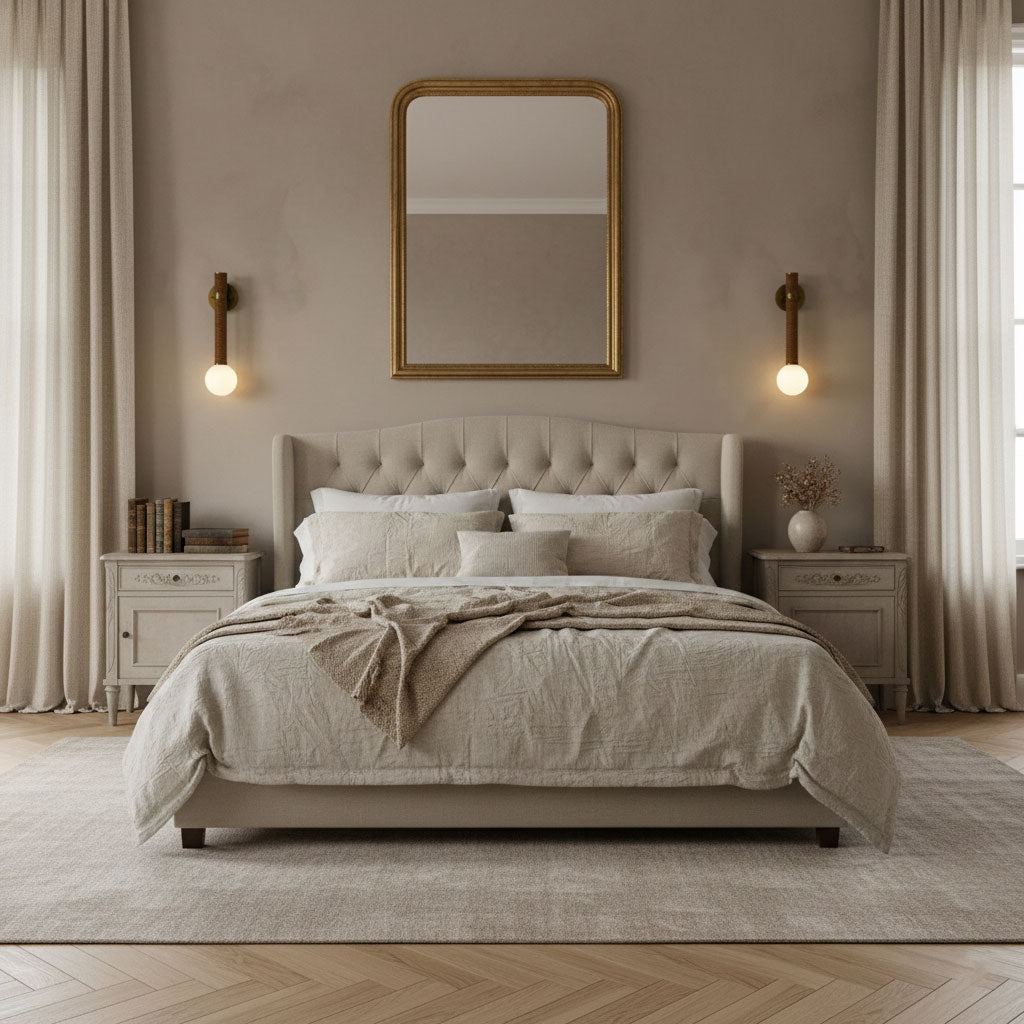 Threadline Globe Wall Sconce - Stacked Leather & Brass Globe Light | Modern Organic Wall Sconce