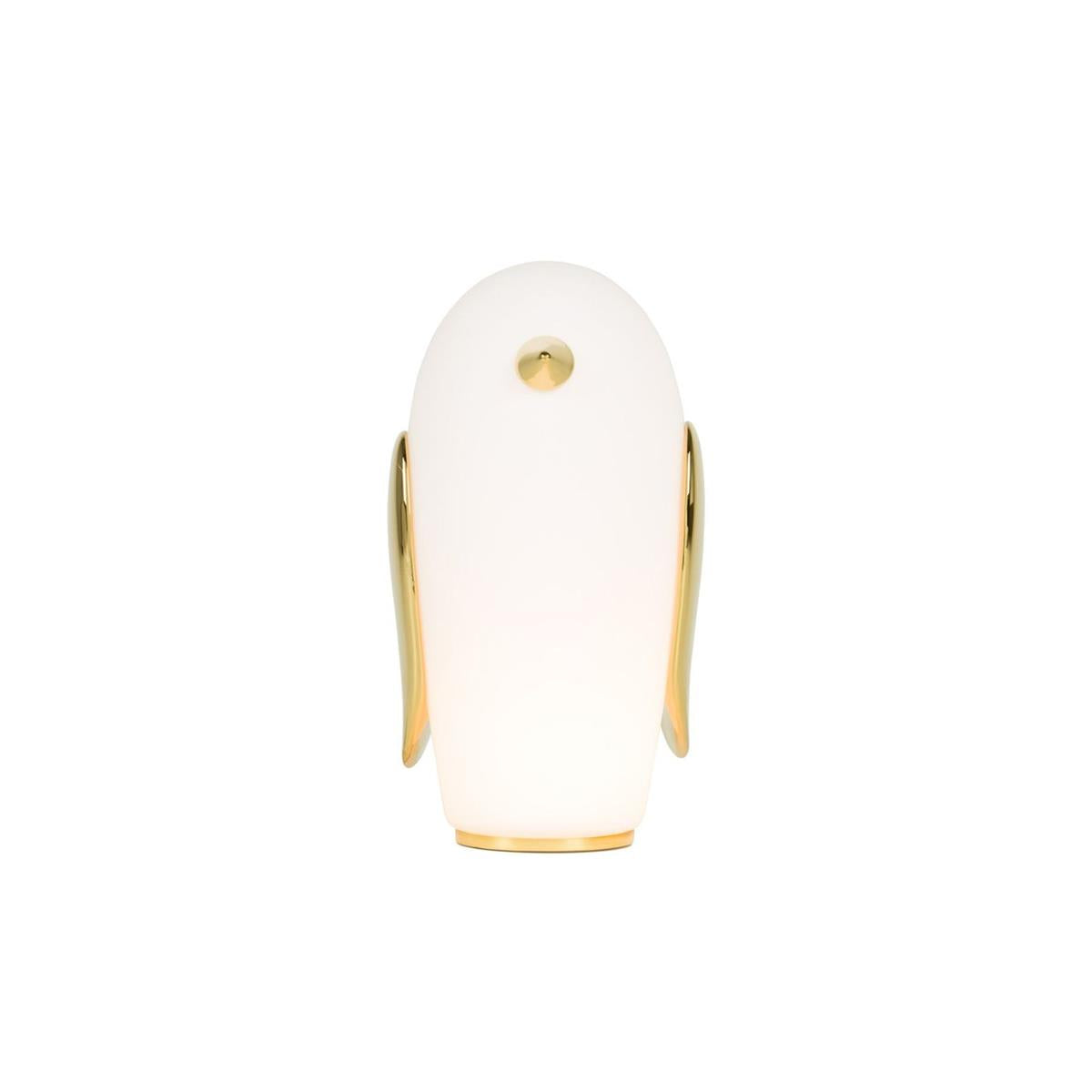 Pet Table Lamp - Whimsical Glass & Gold Animal Companion Light