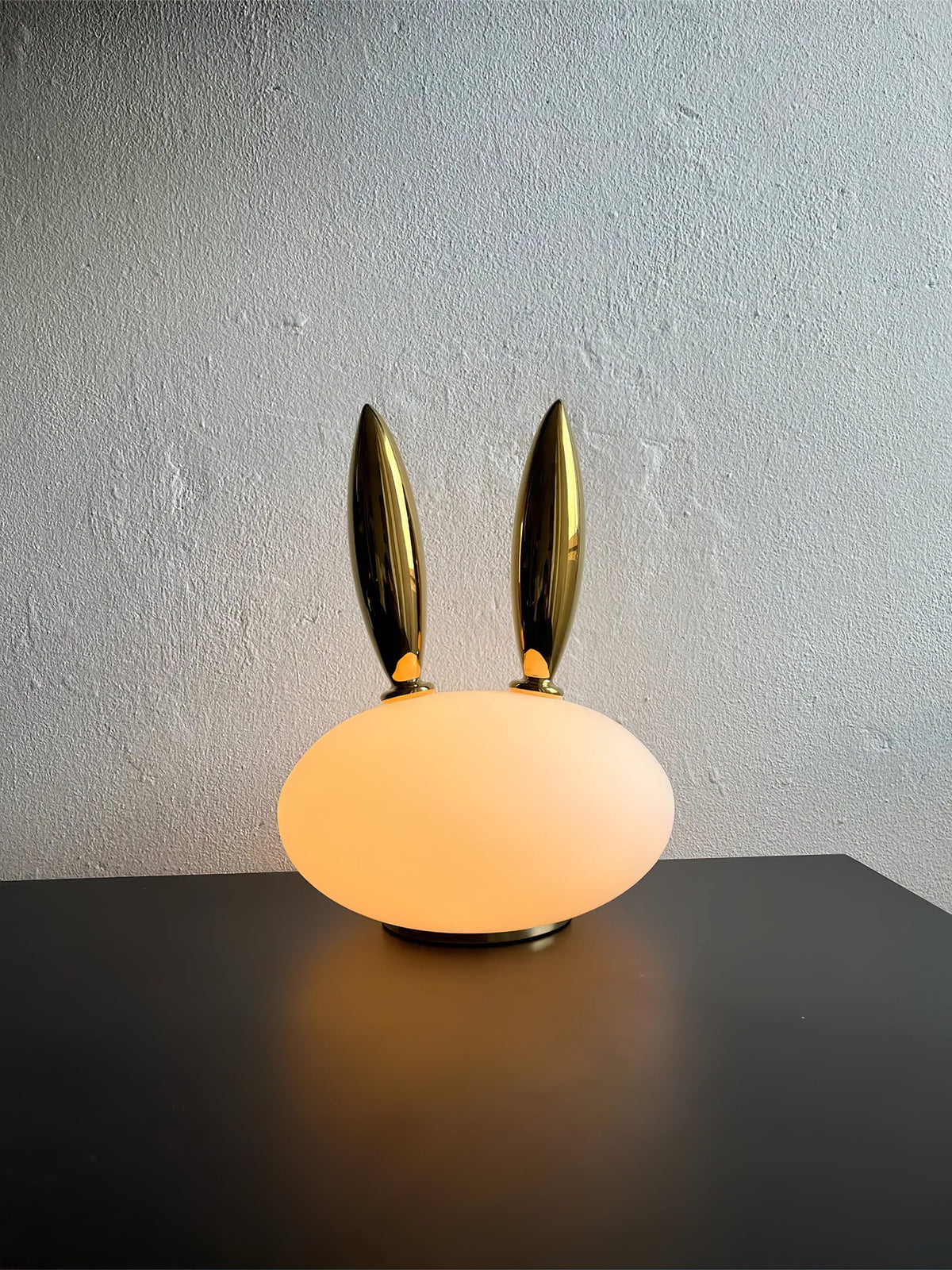 Pet Table Lamp - Whimsical Glass & Gold Animal Companion Light
