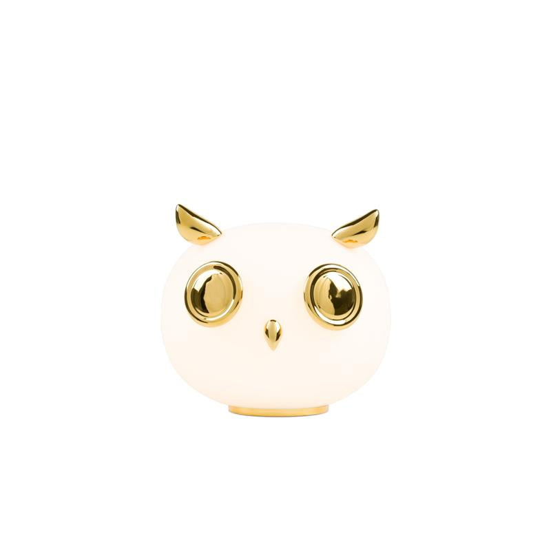 Pet Table Lamp - Whimsical Glass & Gold Animal Companion Light