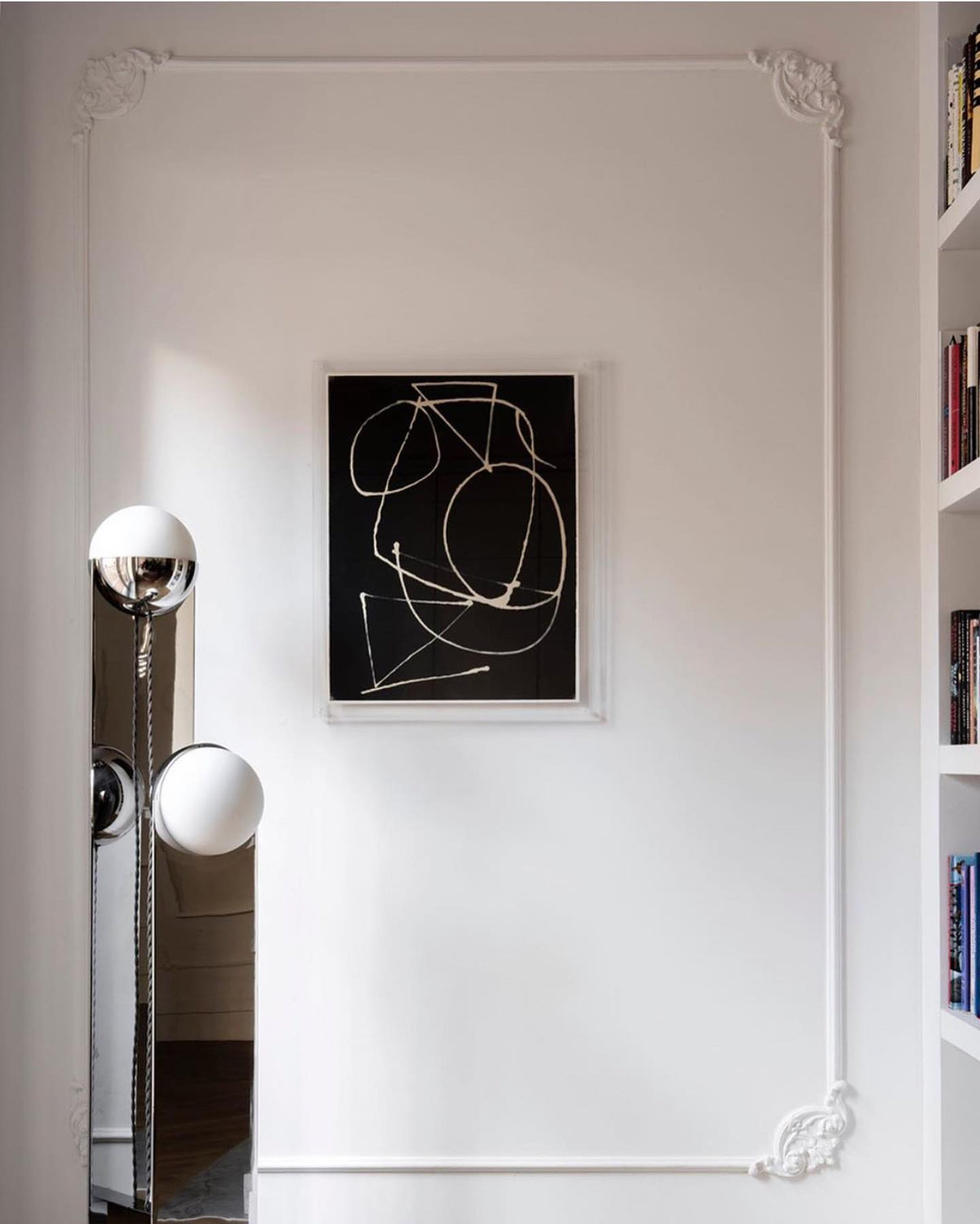 Pete & Nora Floor Lamp - Modern Dual Hand-Blown Glass Orb Light