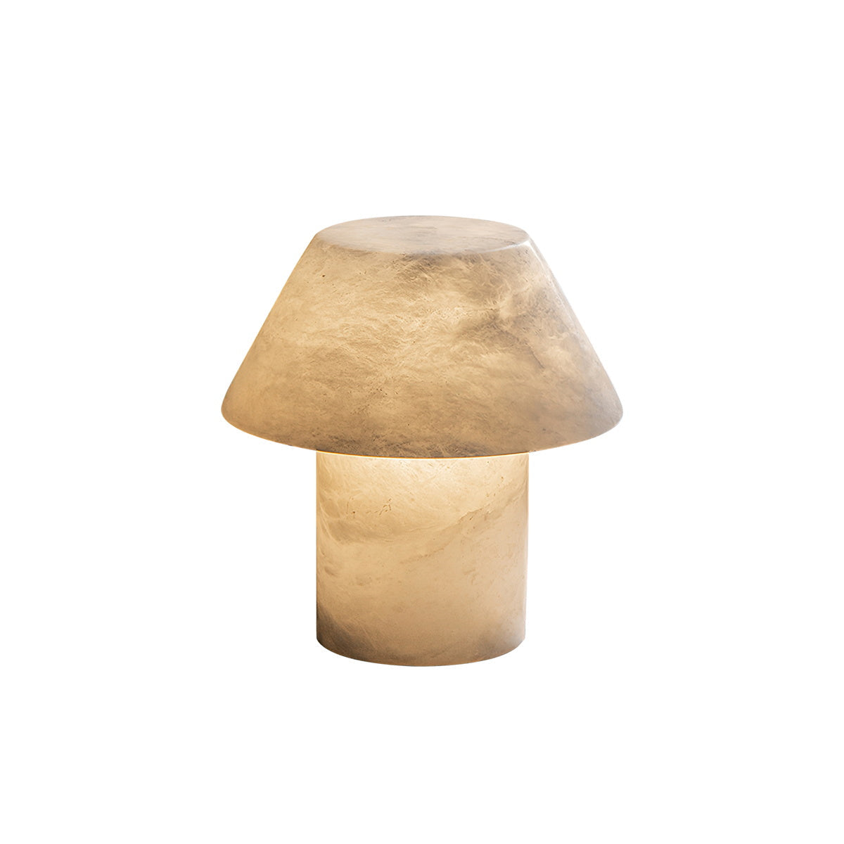 Petra Alabaster Table Lamp - Organic Spanish Stone Orb Light