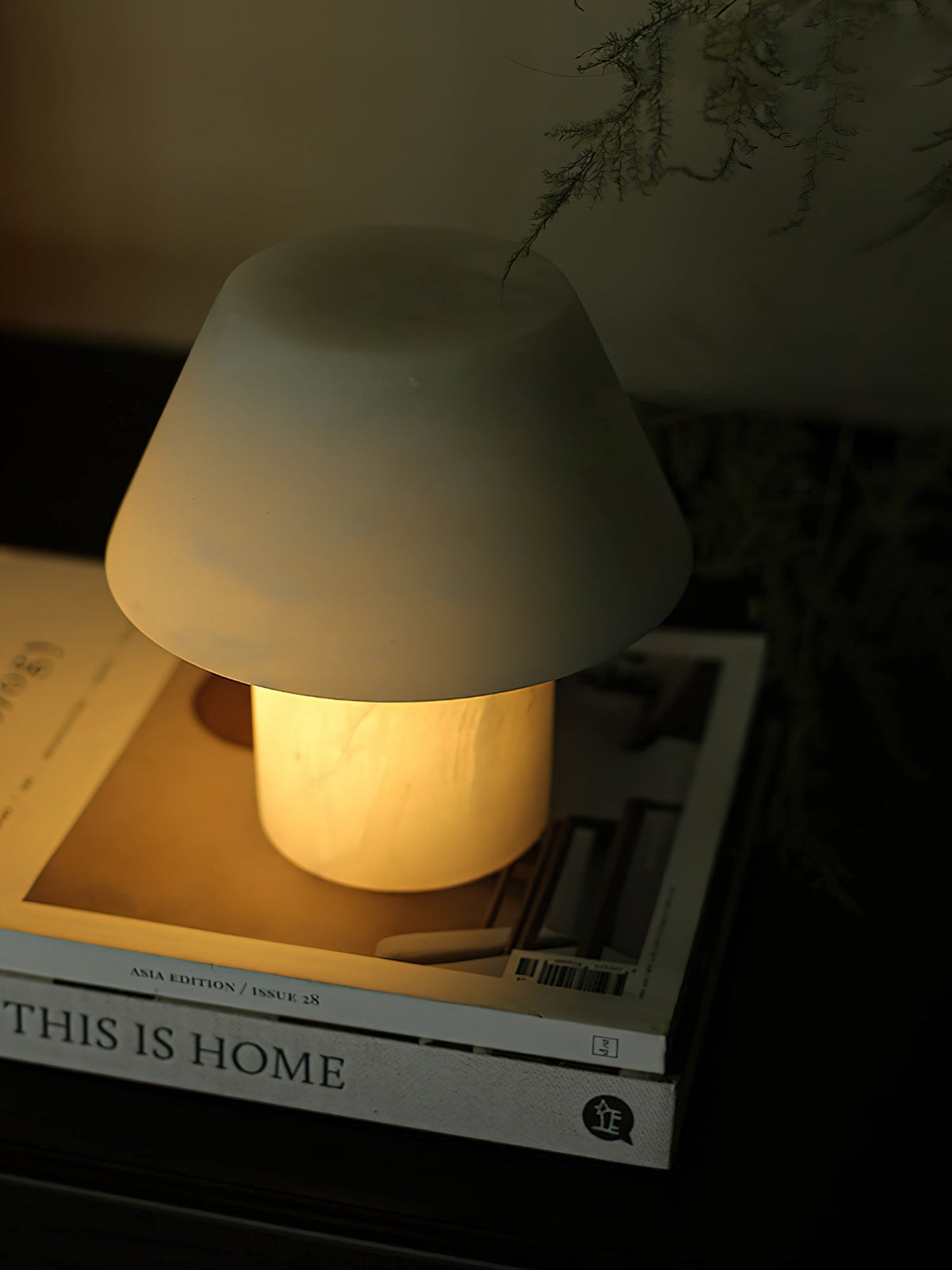 Petra Alabaster Table Lamp - Organic Spanish Stone Orb Light