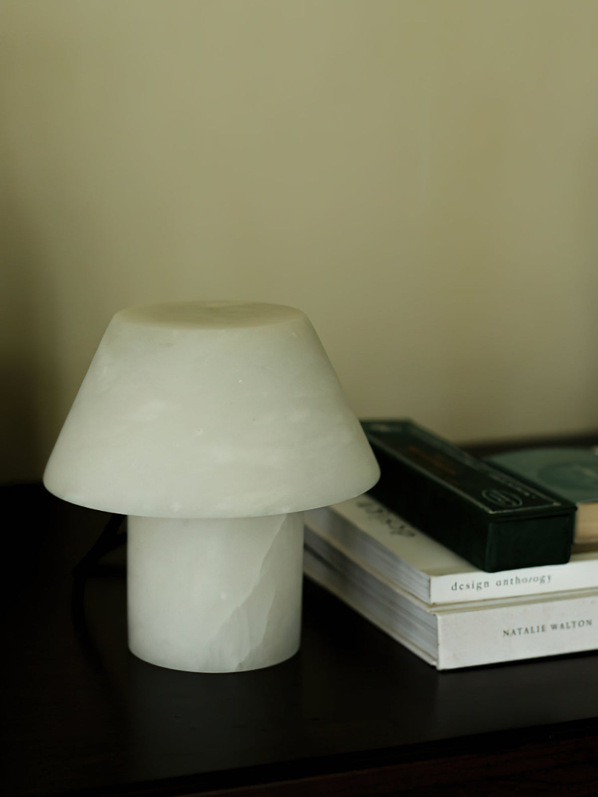 Petra Alabaster Table Lamp - Organic Spanish Stone Orb Light
