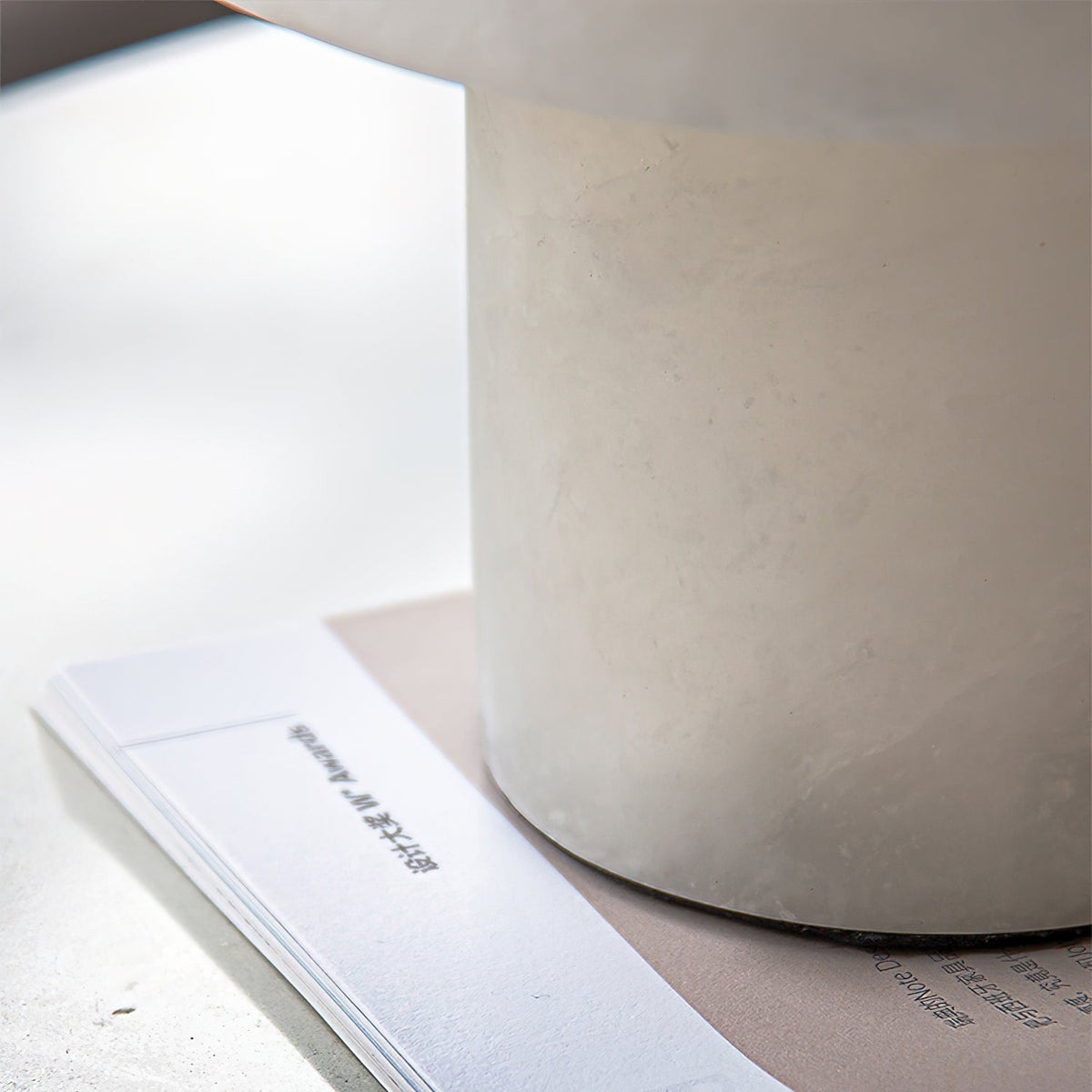 Petra Alabaster Table Lamp - Organic Spanish Stone Orb Light