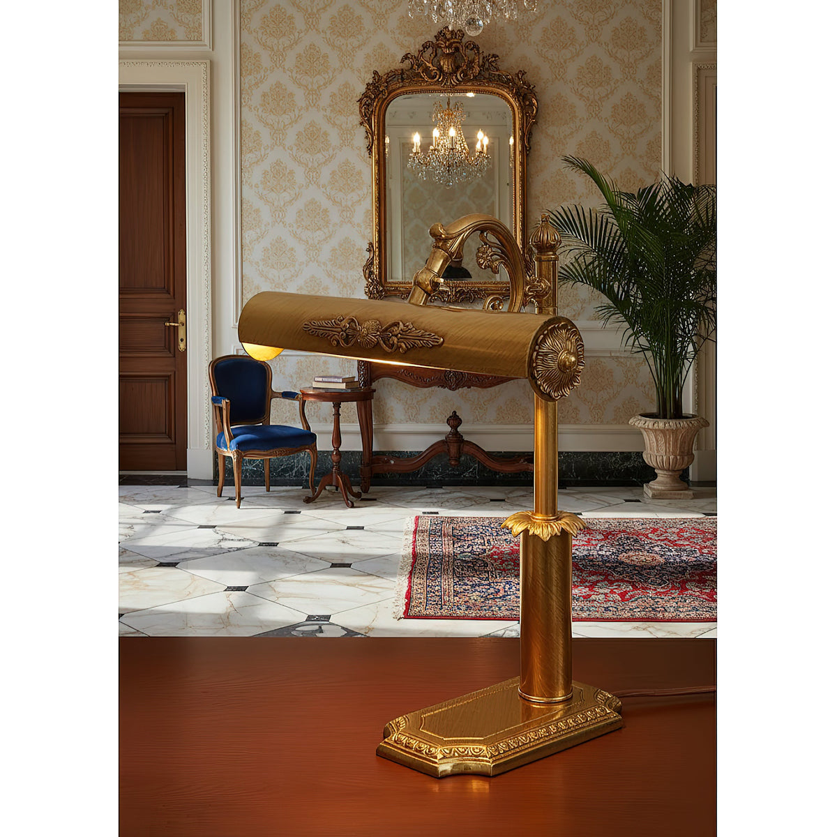 Piano Mate Table Lamp - Solid Brass Task Light & Desk Sconce
