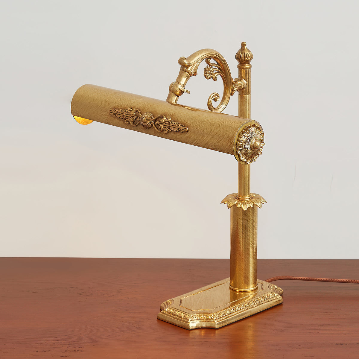 Piano Mate Table Lamp - Solid Brass Task Light & Desk Sconce