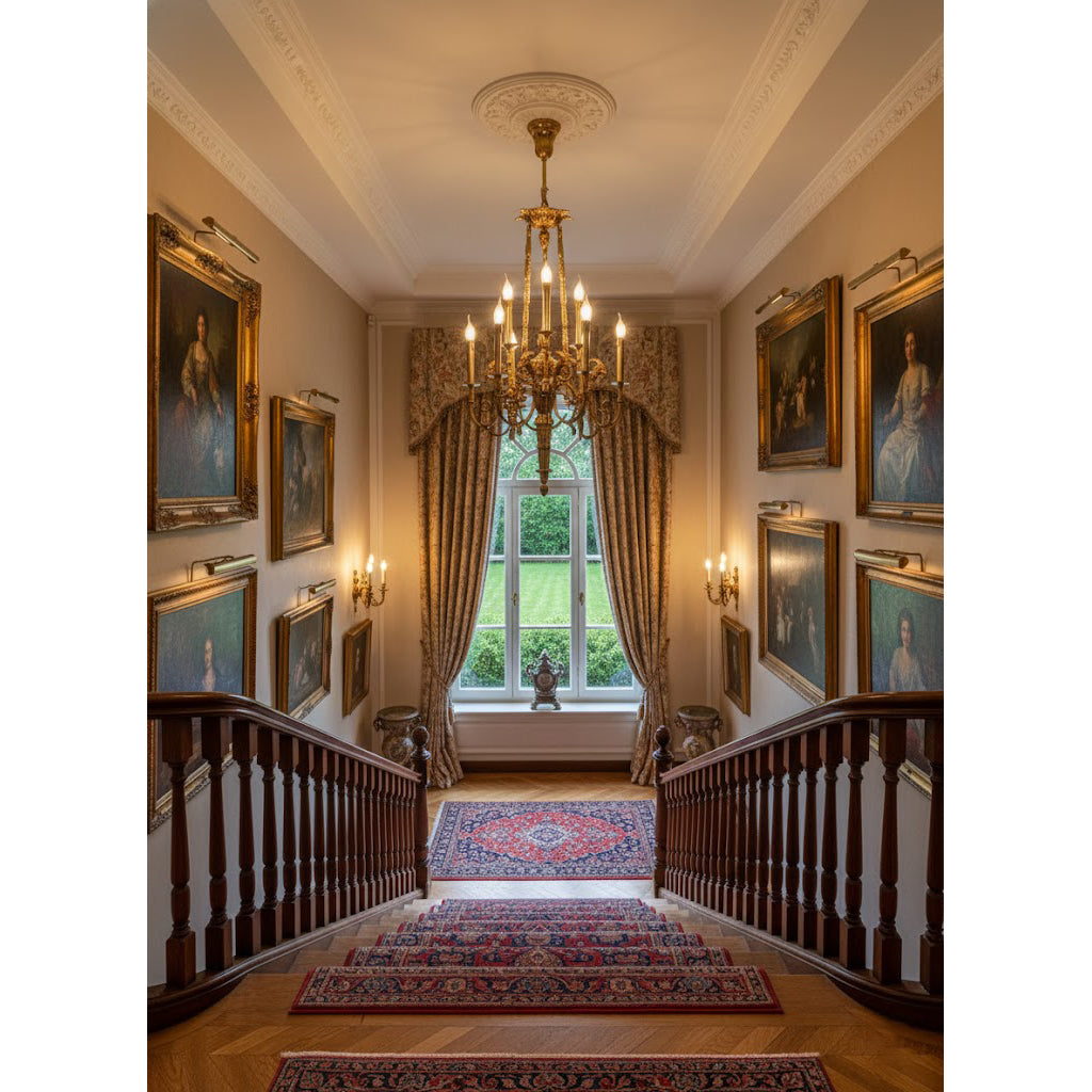 Pierre Gouthiere Chandelier - Ornate Solid Brass French Classic Light