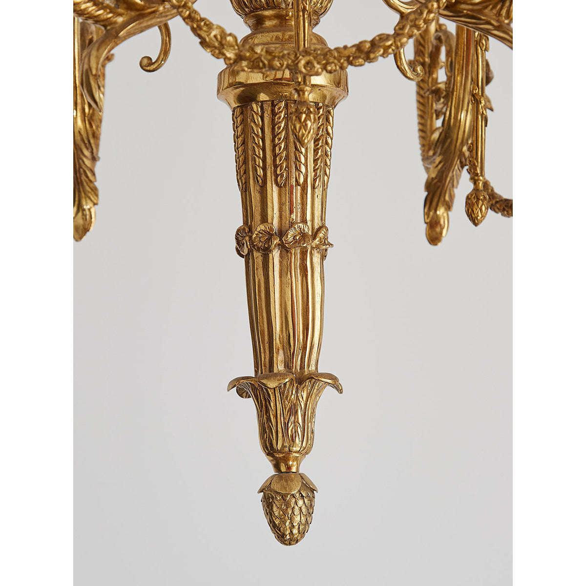 Pierre Gouthiere Chandelier - Ornate Solid Brass French Classic Light