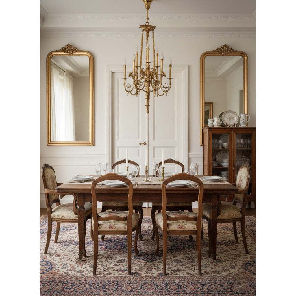 Pierre Gouthiere Chandelier - Ornate Solid Brass French Classic Light