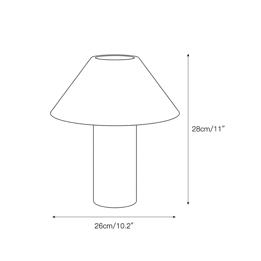 Pillar Stone Table Light - Solid Marble & Jade Sculptural Accent Lamp