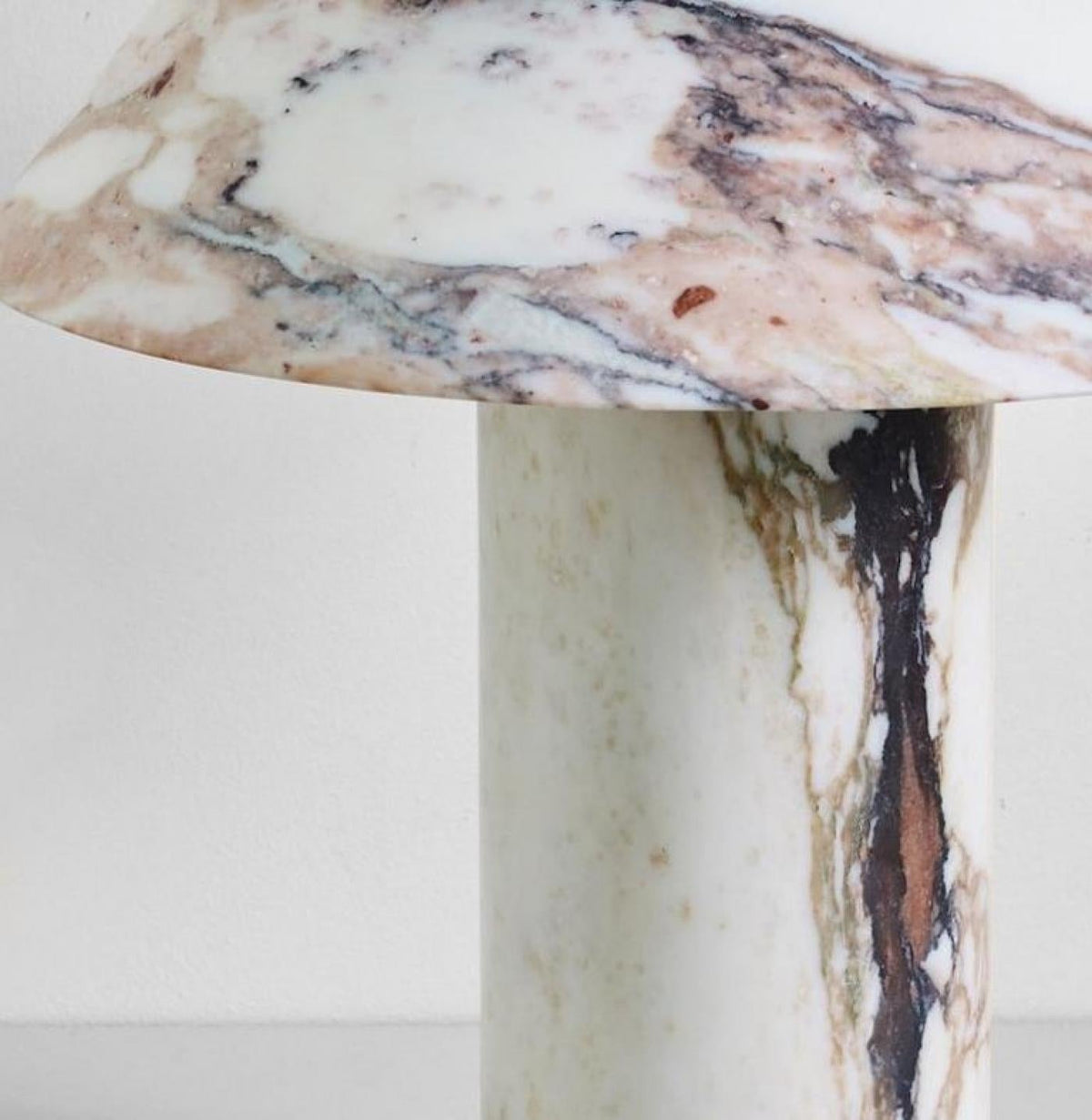 Pillar Stone Table Lamp - Translucent Solid Marble Accent Light