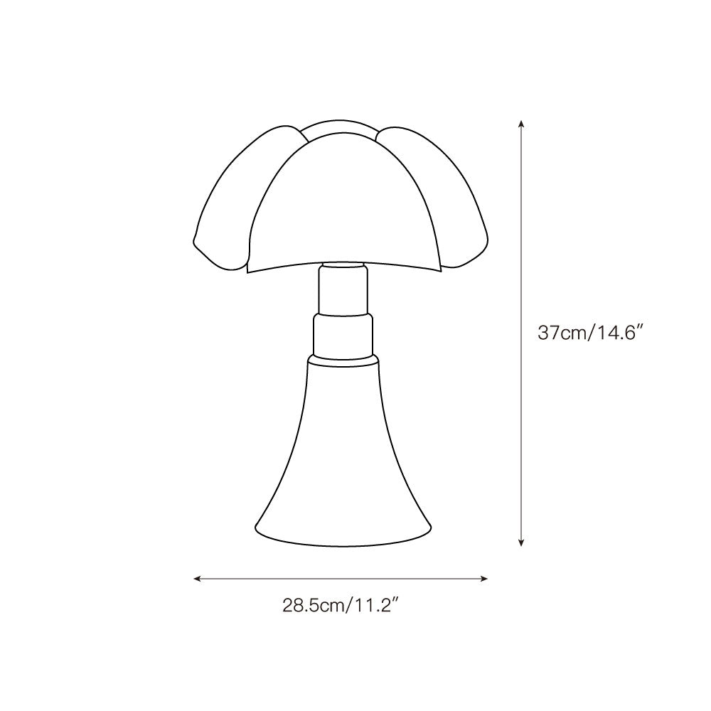 Pipistrello Table Lamp - Telescopic Modern LED Accent Light