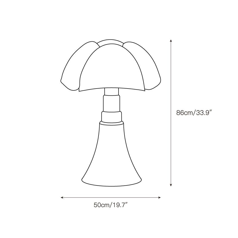 Pipistrello Table Lamp - Telescopic Modern LED Accent Light