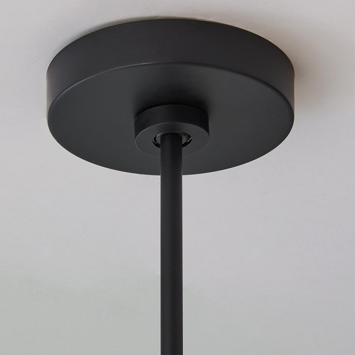 Porteau Chandelier - Modern Classic Swooping Brass & Fabric Shade Light
