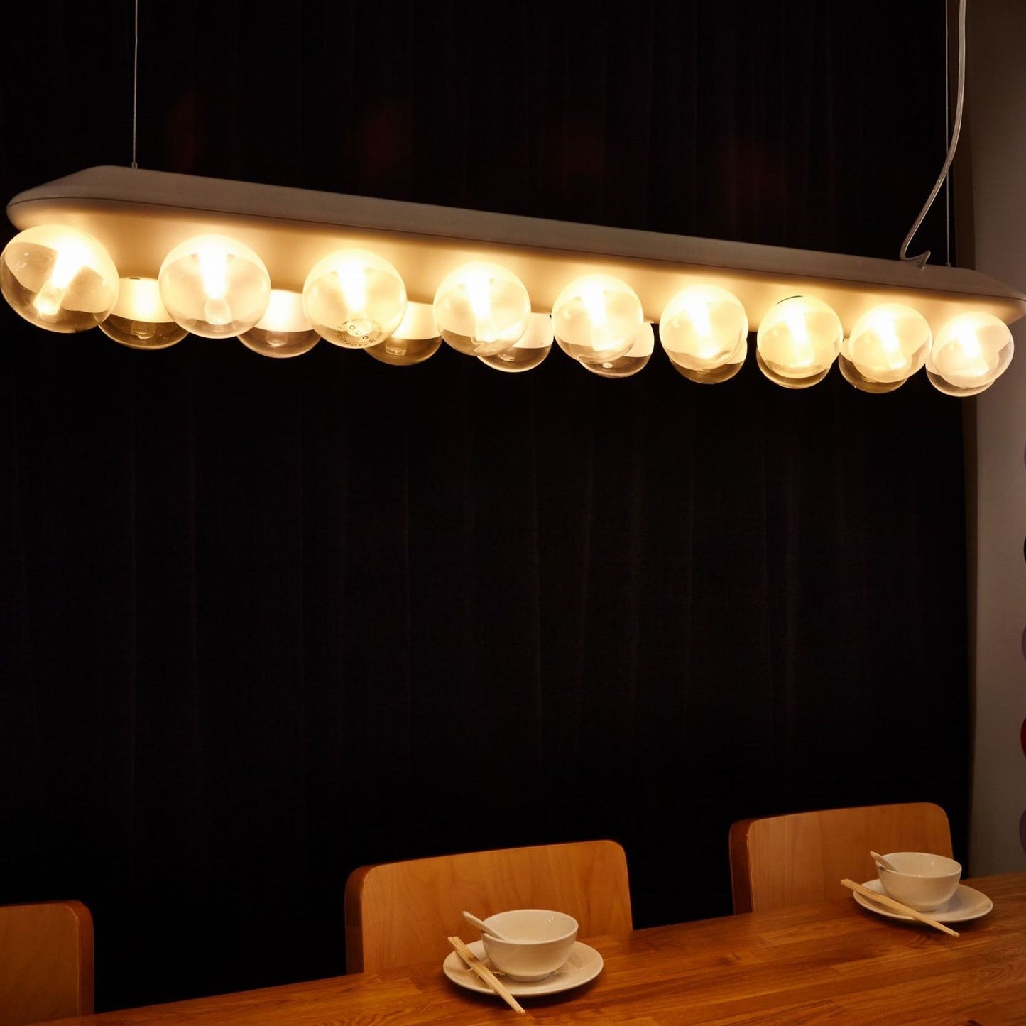Prop Chandelier - Minimalist Modular LED Resin & Glass Light