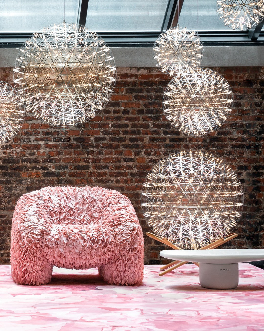 Raimond Pendant Light - Geodesic Stainless Steel LED Sphere