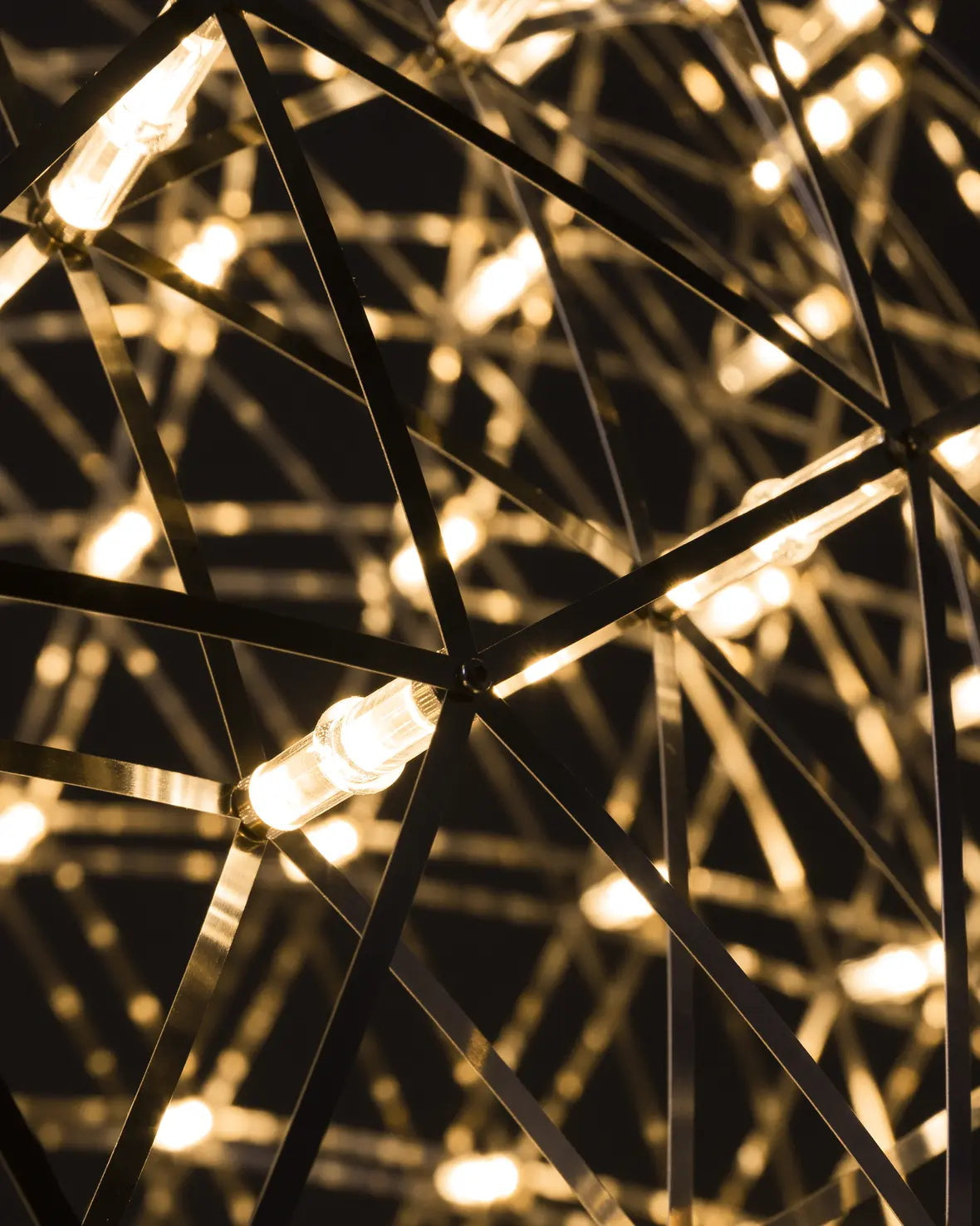 Raimond Pendant Light - Geodesic Stainless Steel LED Sphere