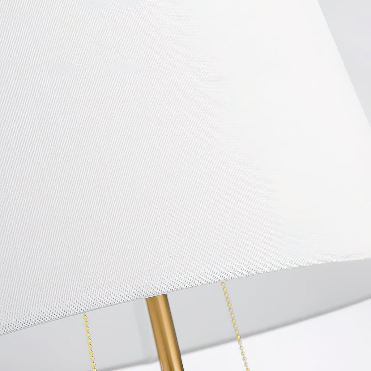 Raw Alabaster Table Lamp - Natural Stone Base & Linen Shade