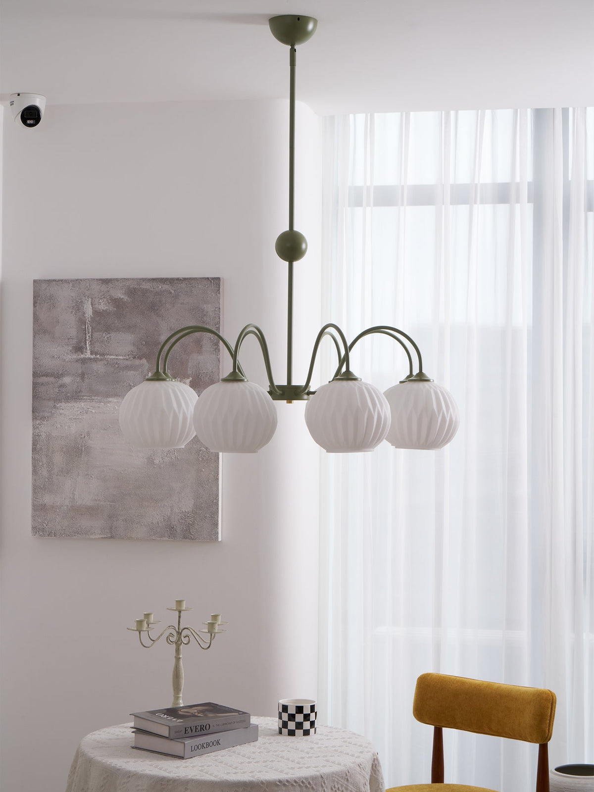 Renee Chandelier - Modern Soft-Curved Globe Lighting