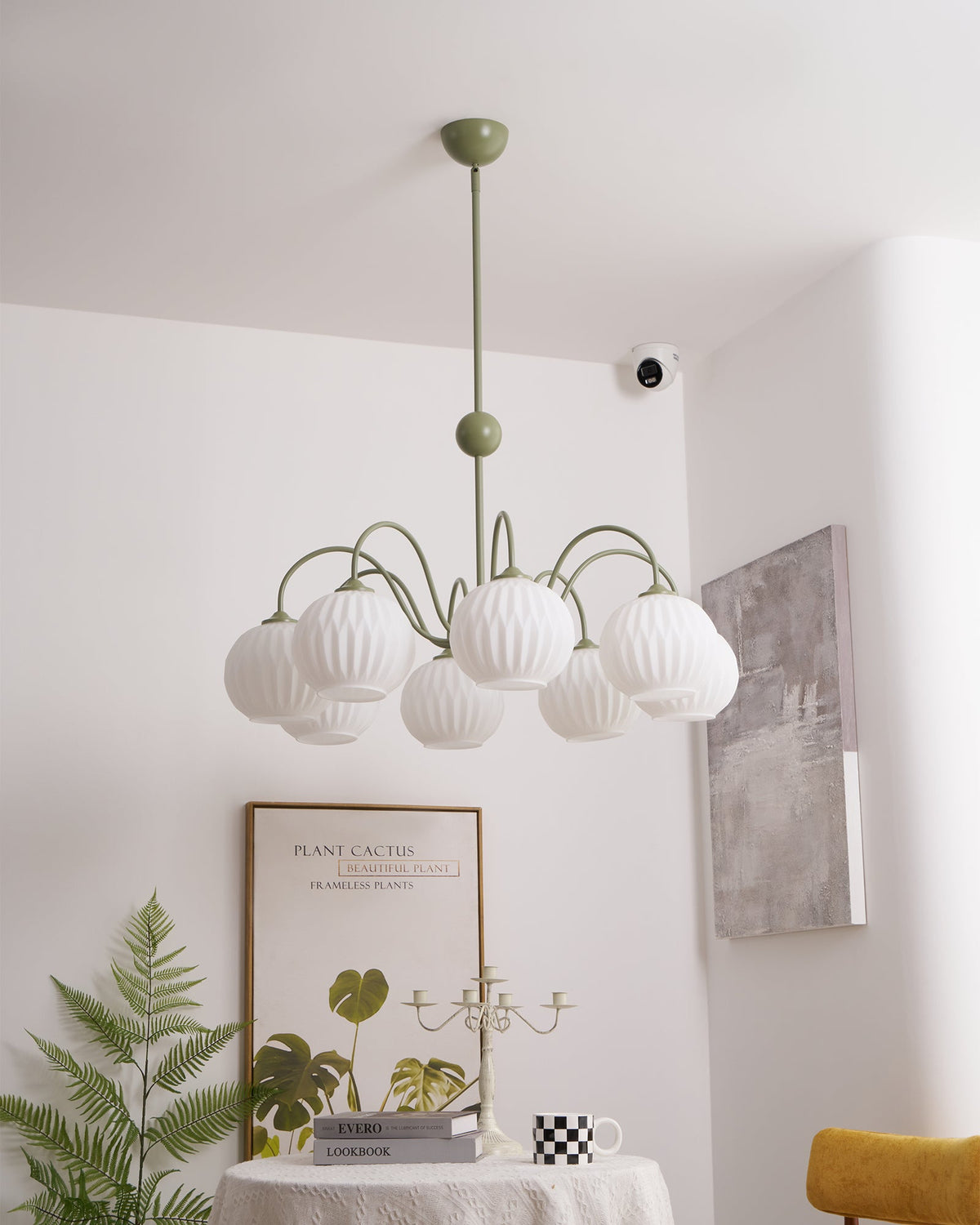 Renee Chandelier - Modern Soft-Curved Globe Lighting
