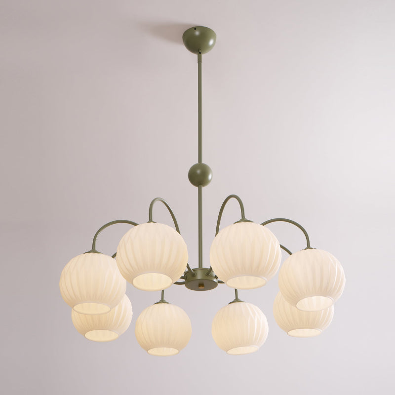 Renee Chandelier - Modern Soft-Curved Globe Lighting
