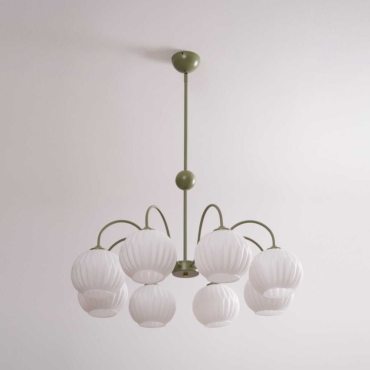 Renee Chandelier - Modern Soft-Curved Globe Lighting
