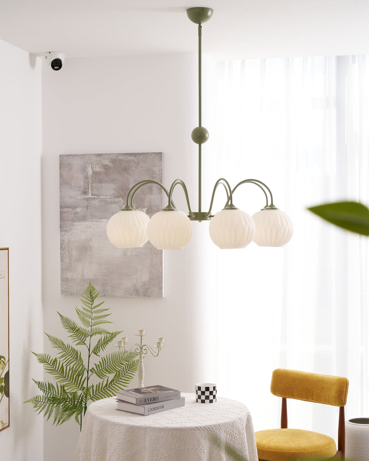 Renee Chandelier - Modern Soft-Curved Globe Lighting