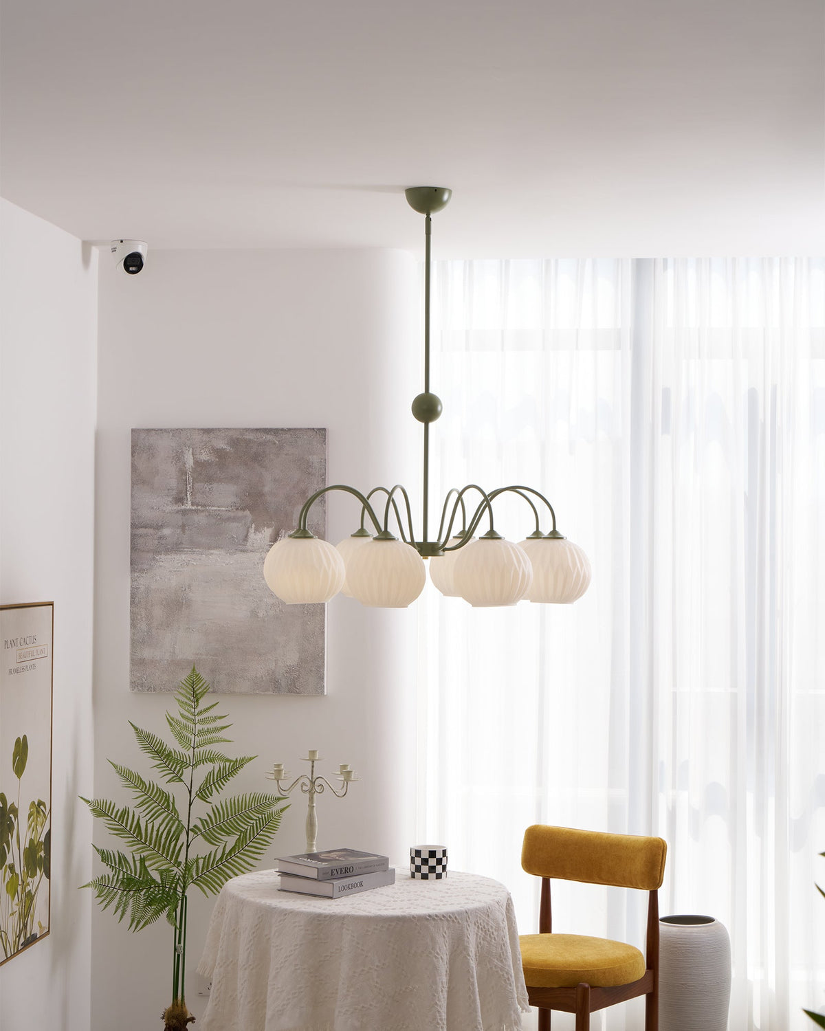 Renee Chandelier - Modern Soft-Curved Globe Lighting