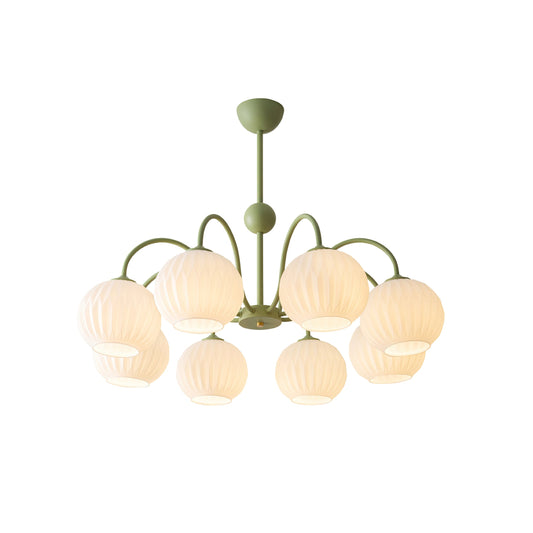 Renee Chandelier - Modern Soft-Curved Globe Lighting