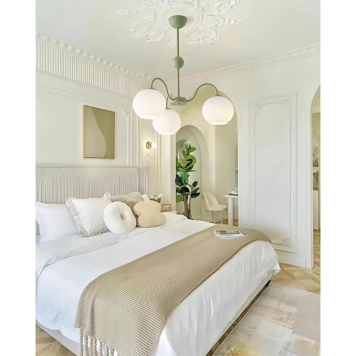 Renee Chandelier - Modern Soft-Curved Globe Lighting
