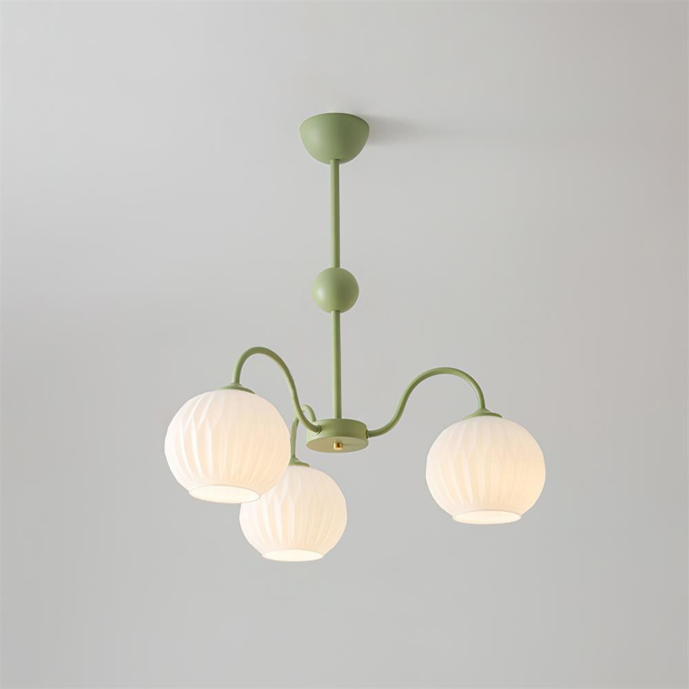 Renee Chandelier - Modern Soft-Curved Globe Lighting