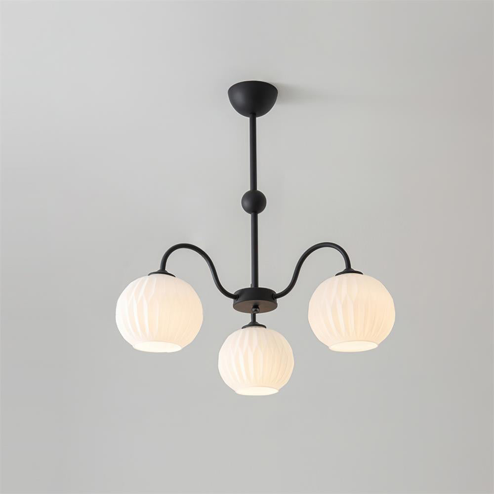 Renee Chandelier - Modern Soft-Curved Globe Lighting