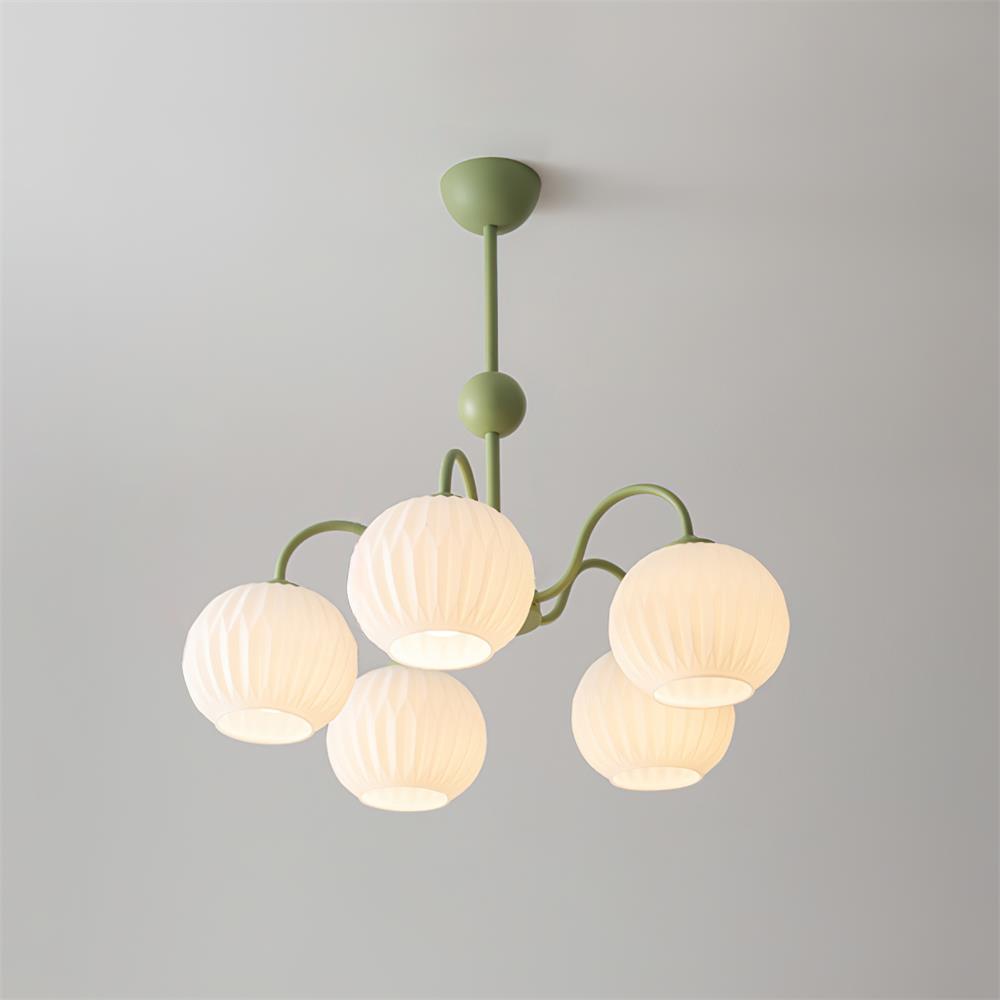 Renee Chandelier - Modern Soft-Curved Globe Lighting
