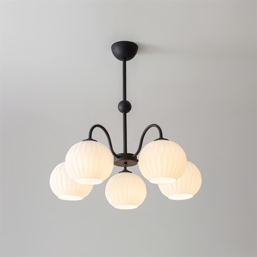 Renee Chandelier - Modern Soft-Curved Globe Lighting